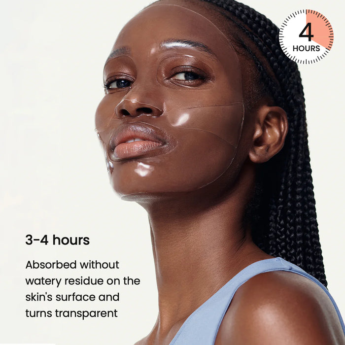 Calm, cooled, comfortable skin after removing the mask